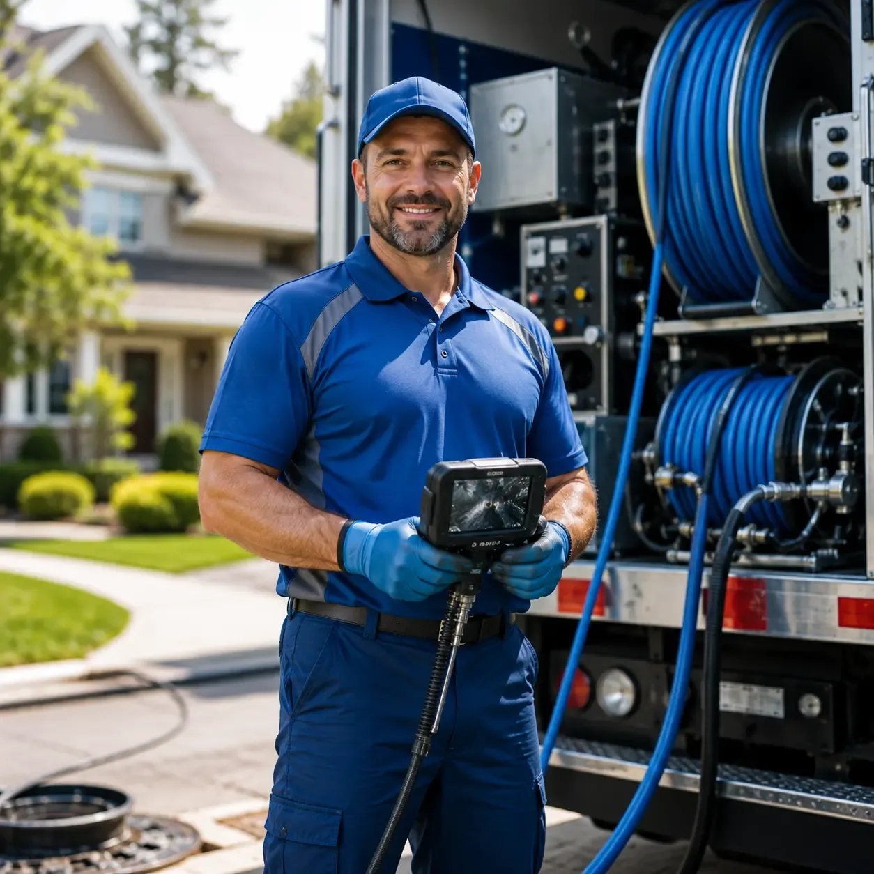 Local outdoor drain cleaning specialists in Prather, CA